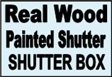 Stained Wood Shutters